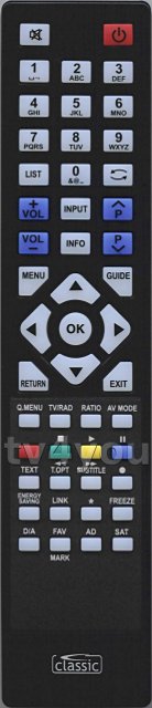 A CLASSIC távirányítók 100%-osan helyettesítik az eredetit.