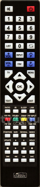 A CLASSIC távirányítók 100%-osan helyettesítik az eredetit.